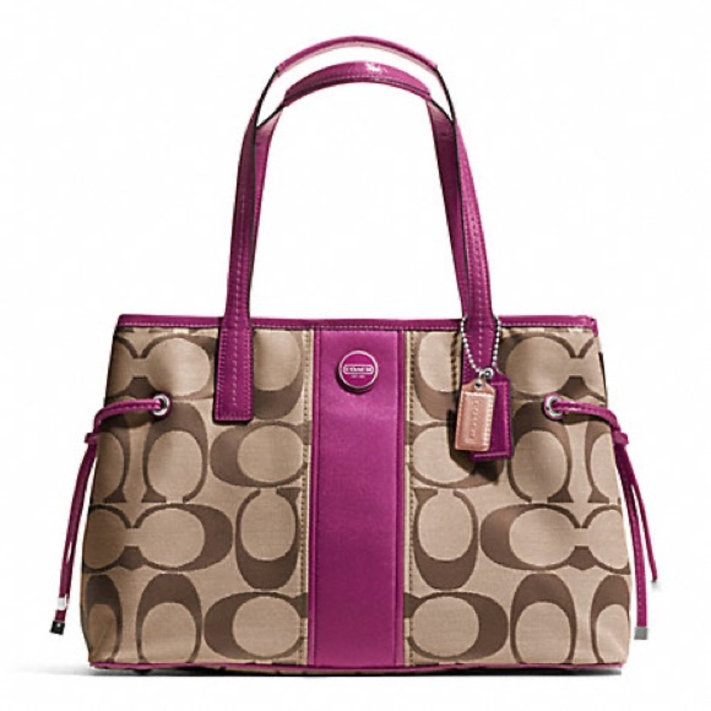 Coach Signature Carryall Stripe